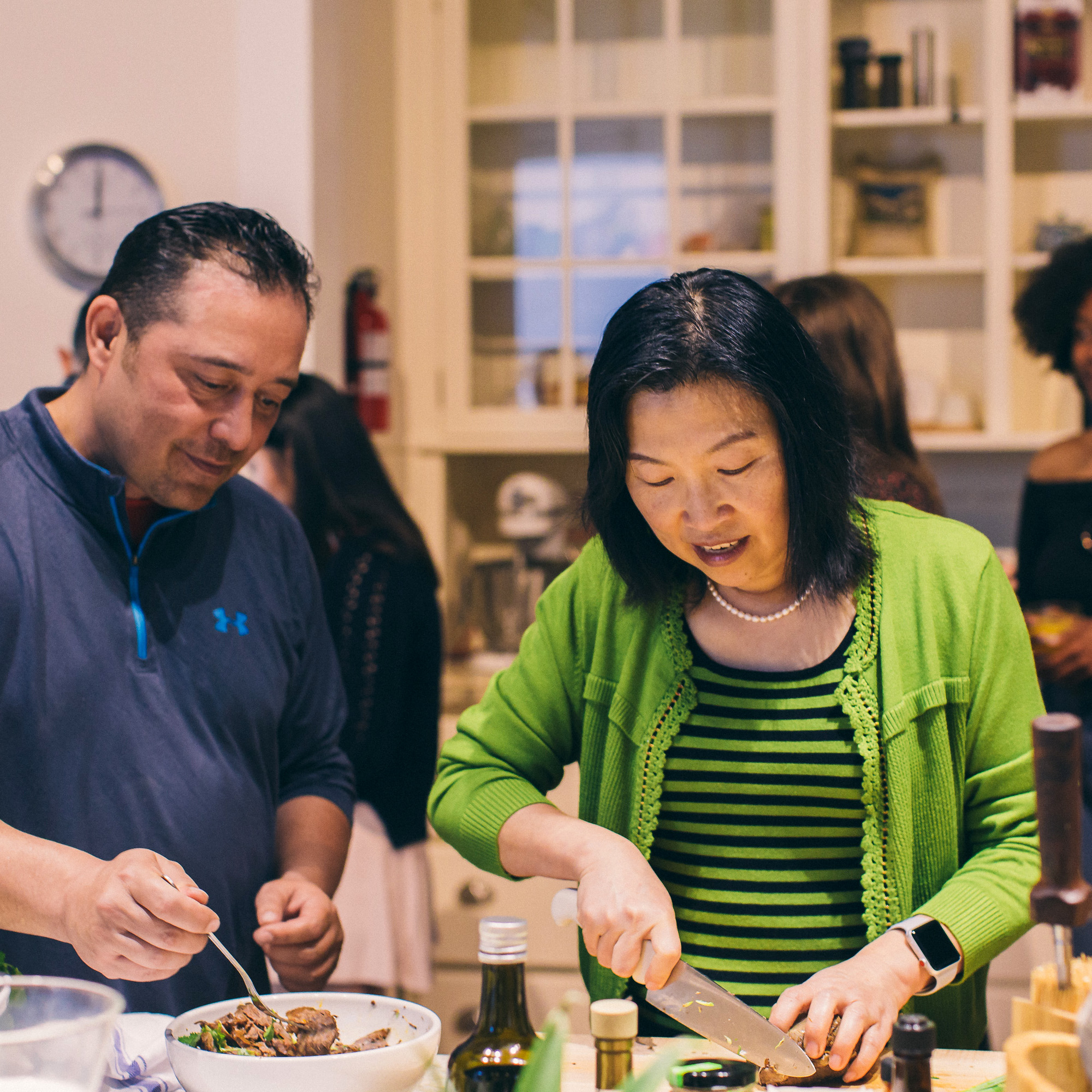 Roam San Francisco Dinner Preparations.